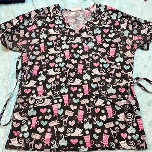 Mock-Wrap UA Scrub Top
